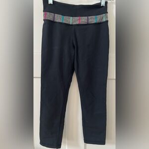 Lululemon Black Stretch Capri Leggings